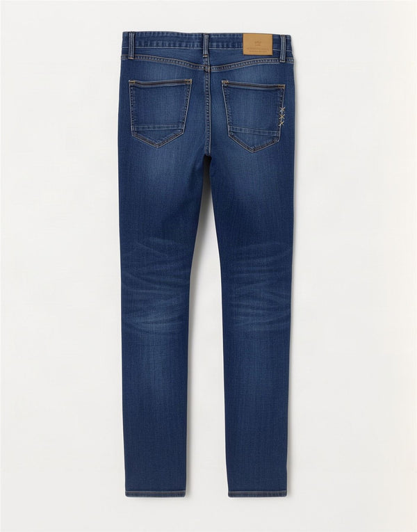 Calça jeans skinny feminina Scotch & Soda W30 L32 algodão azul