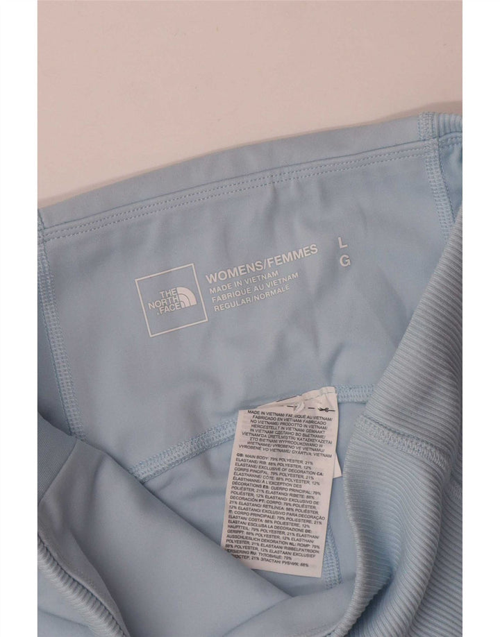 Shorts esportivos femininos The North Face UK 14 poliéster azul grande