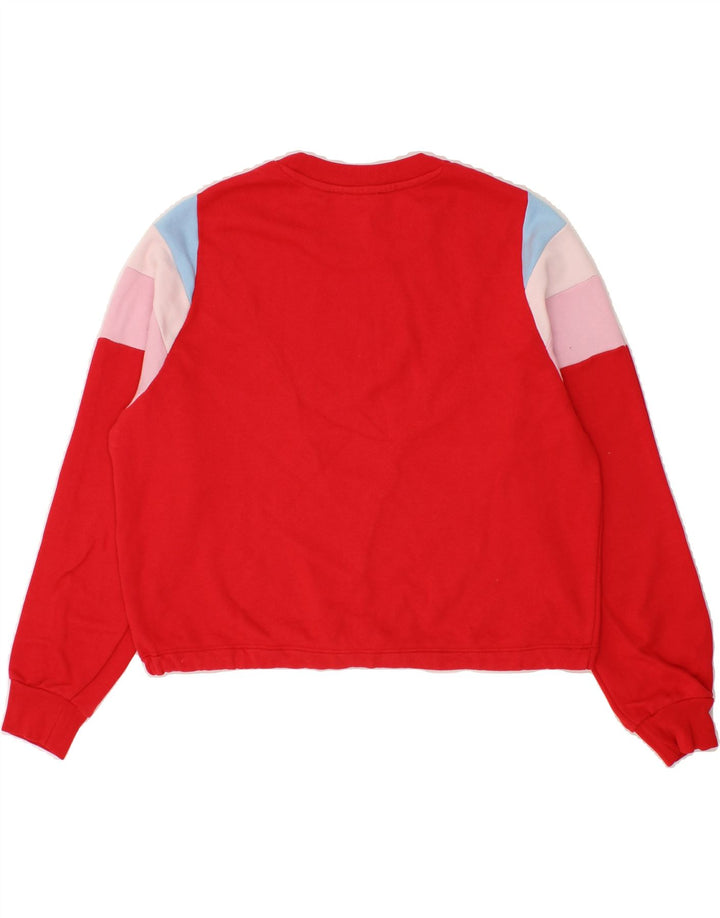 Moletom feminino oversized LEVI'S UK 6 XS vermelho colorblock