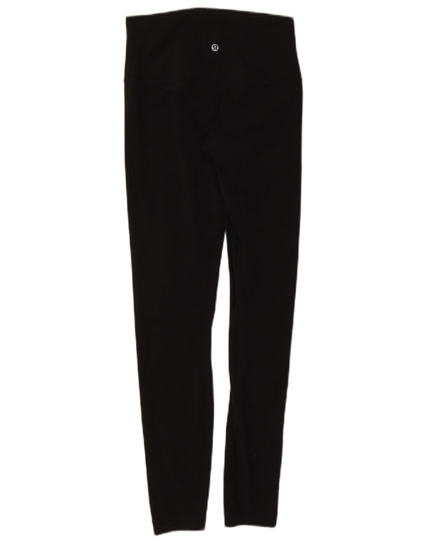 Lululemon Leggings femininas US 6 médio preto nylon