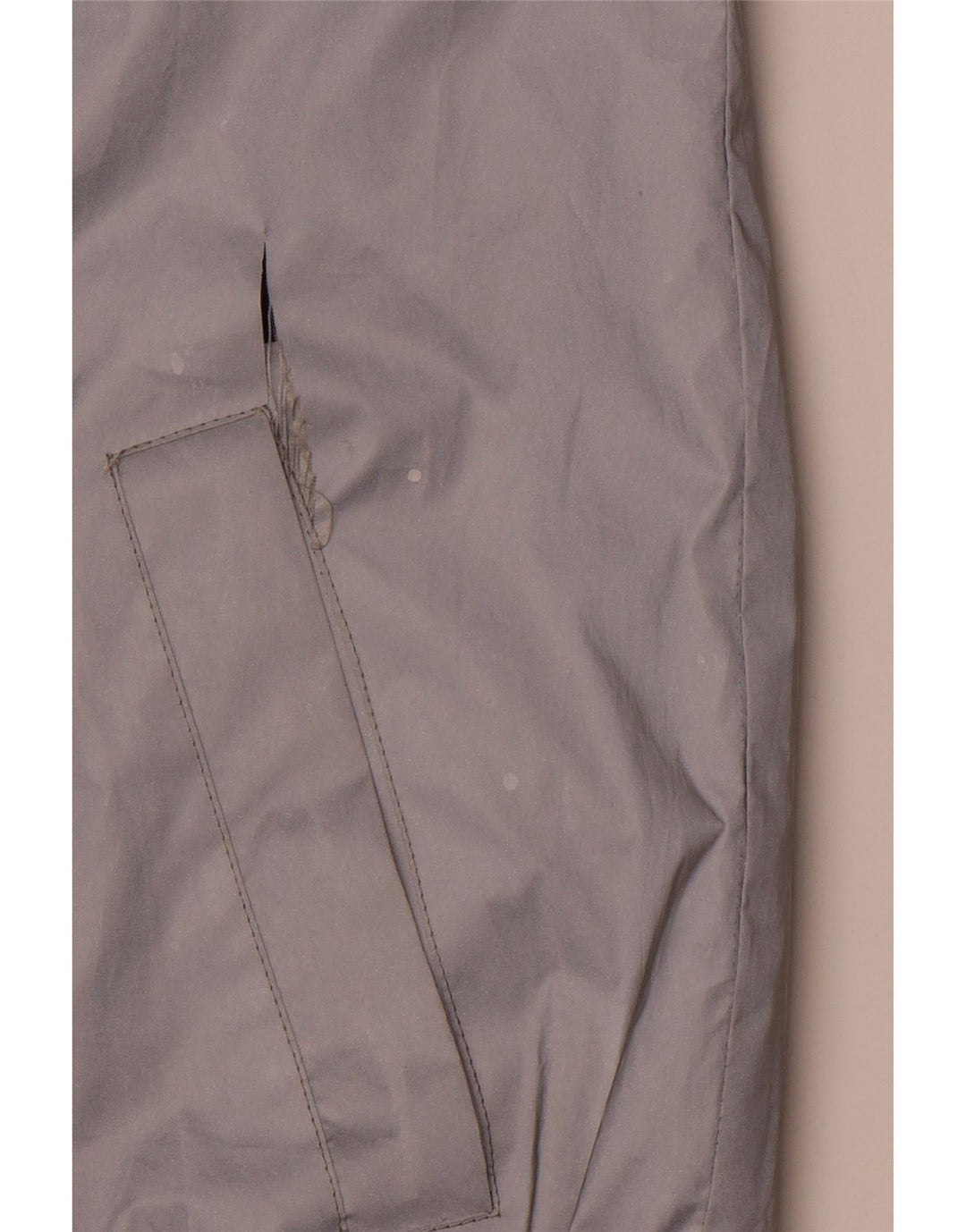 Jaqueta masculina FILA com capuz e zíper e gola alta, grande bloco colorido preto