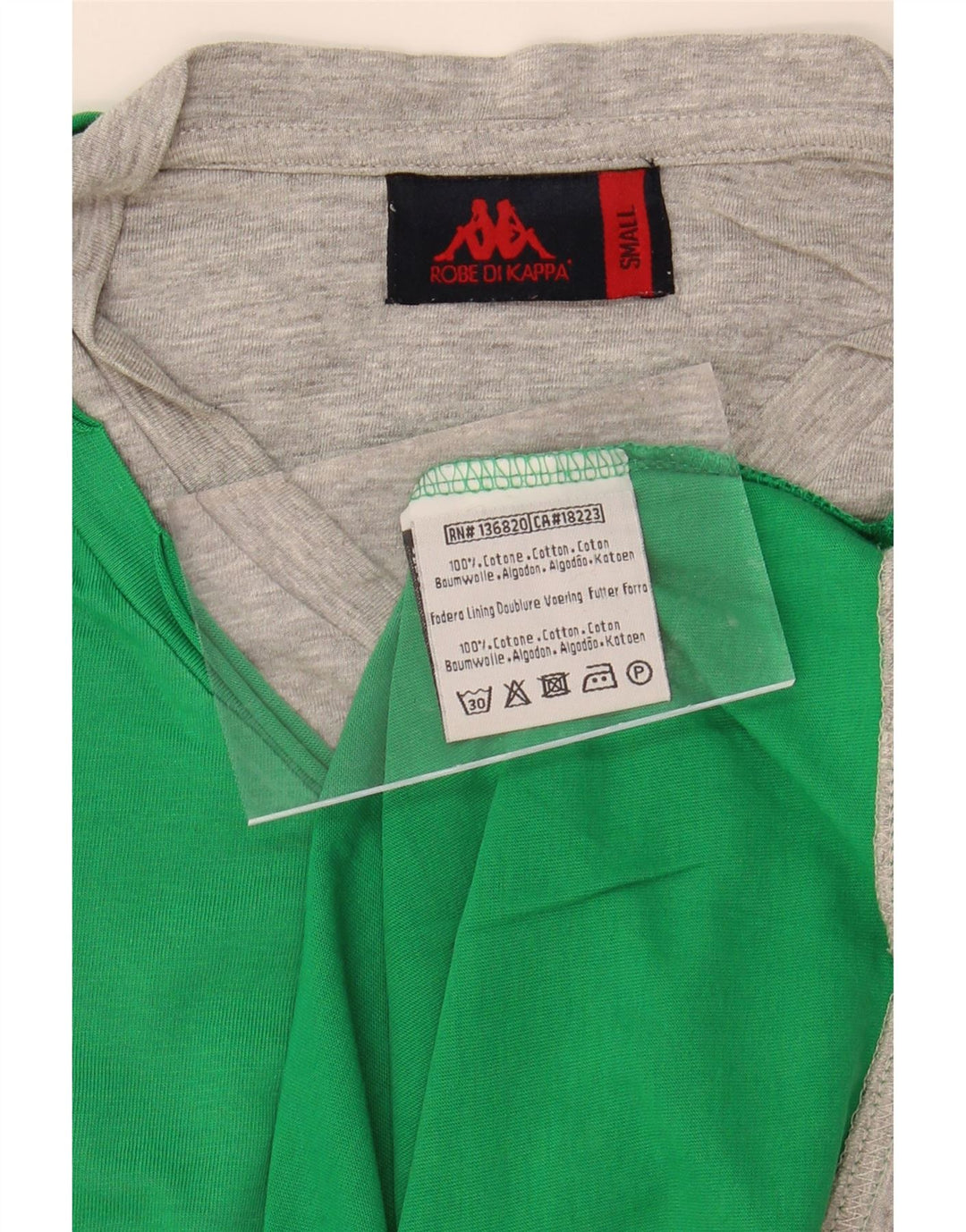 KAPPA Mens T-Shirt Top Small Green Cotton Vintage Kappa and Second-Hand Kappa from Messina Hembry 