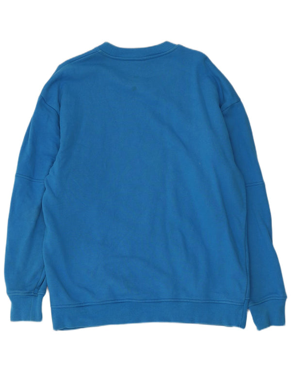 Zara Moletom Masculino Jumper Grande Azul