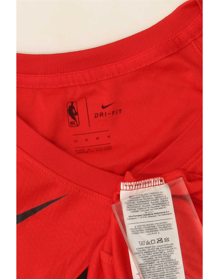 Nike Mens Toronto Raptors Graphic Vest Top Médio Vermelho Colorblock Poliéster