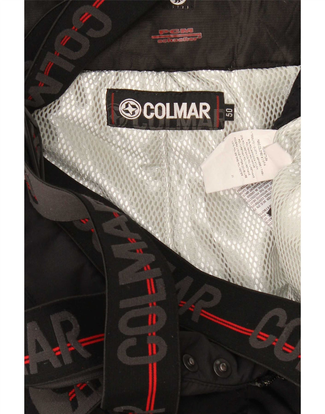 Calça de esqui masculina Colmar Graphic Dungarees EU 40 Medium Black Colourblock
