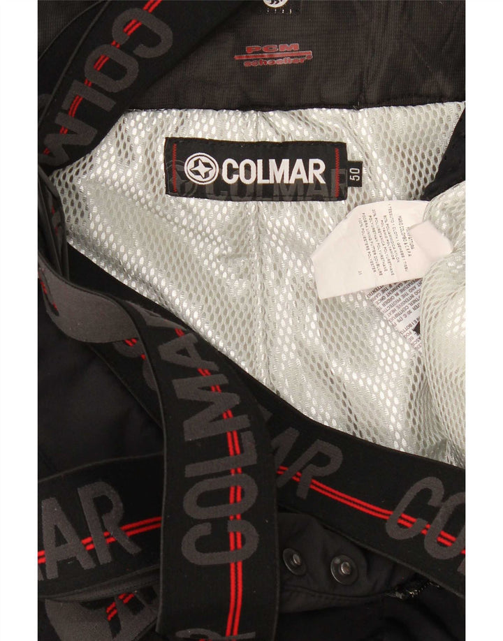 Calça de esqui masculina Colmar Graphic Dungarees EU 40 Medium Black Colourblock