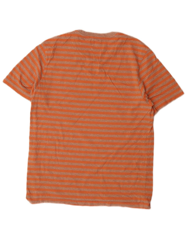Camiseta masculina Levi's Standard Fit top pequeno algodão listrado laranja