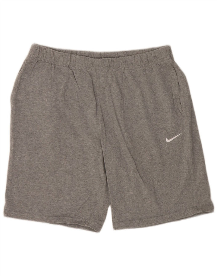 Shorts esportivos masculinos Nike XL cinza algodão