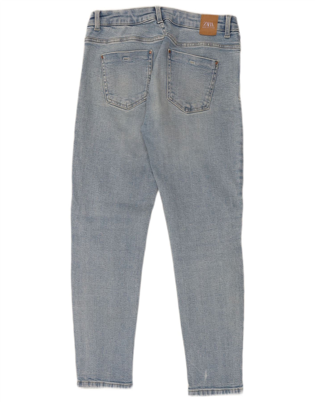 Zara Jeans Skinny Feminino EU 40 Médio W30 L28 Azul
