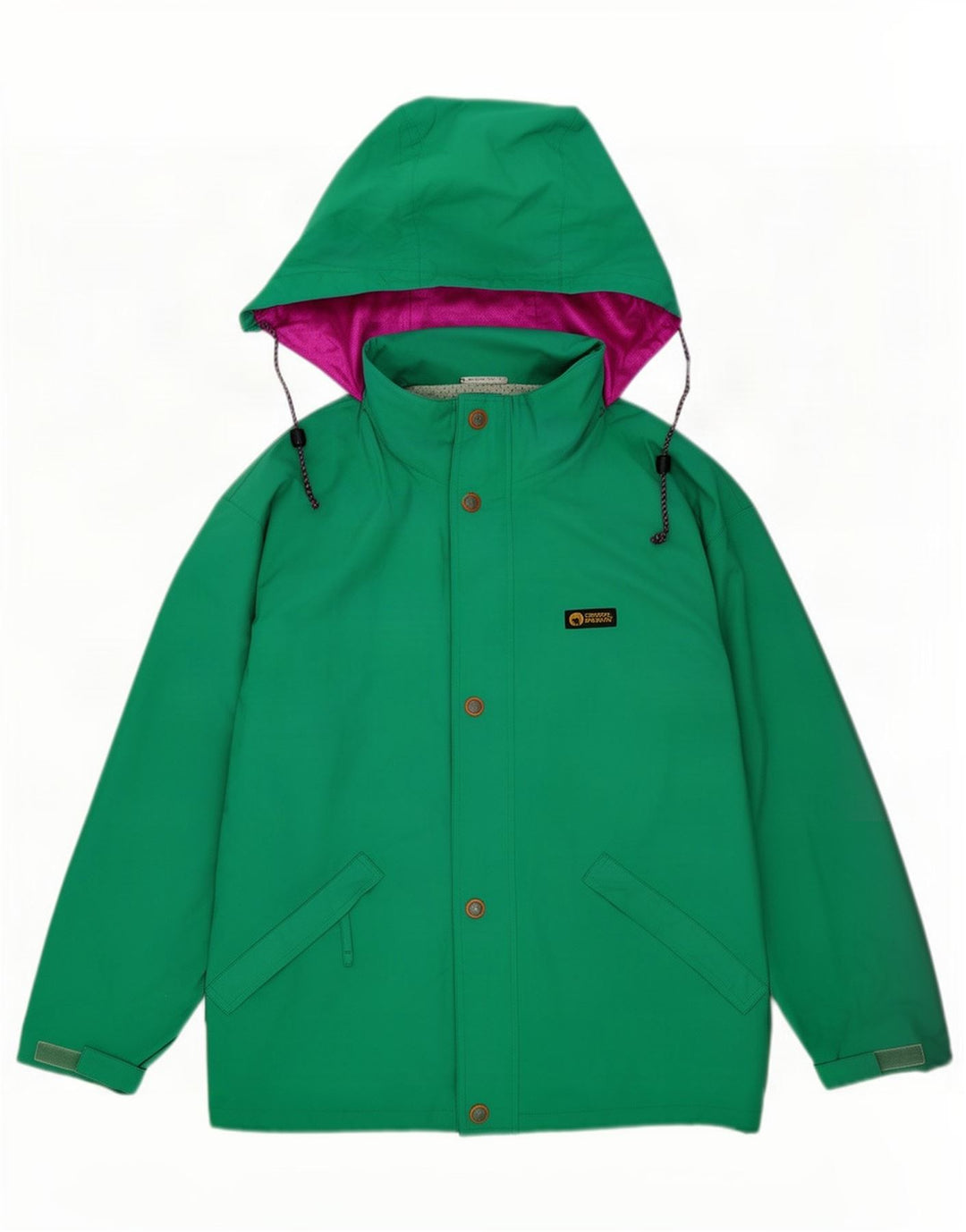 Ciesse Piumini Jaqueta de chuva masculina com capuz IT 50 Poliéster verde grande