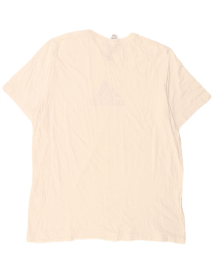 Camiseta Adidas Masculina Graphic Top XL Algodão Branco