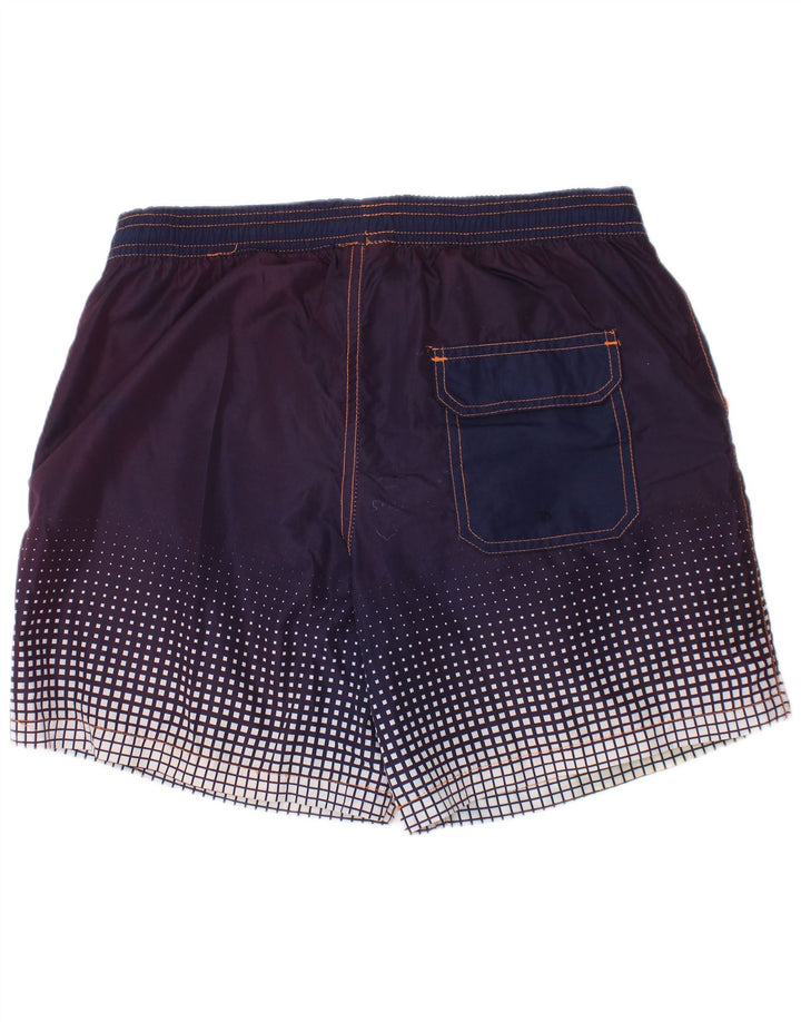 Shorts de banho Sergio Tacchini meninos 13-14 anos azul marinho manchado