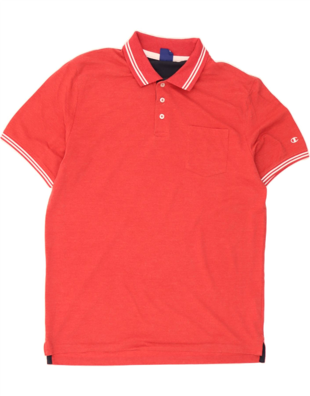 CHAMPION Mens Polo Shirt 2XL Red Cotton Vintage Champion and Second-Hand Champion from Messina Hembry 