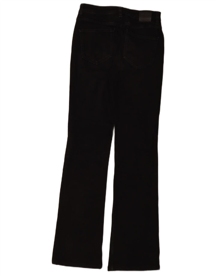 Jeans feminino Massimo Dutti Bootcut EU 38 pequeno W28 L32 preto