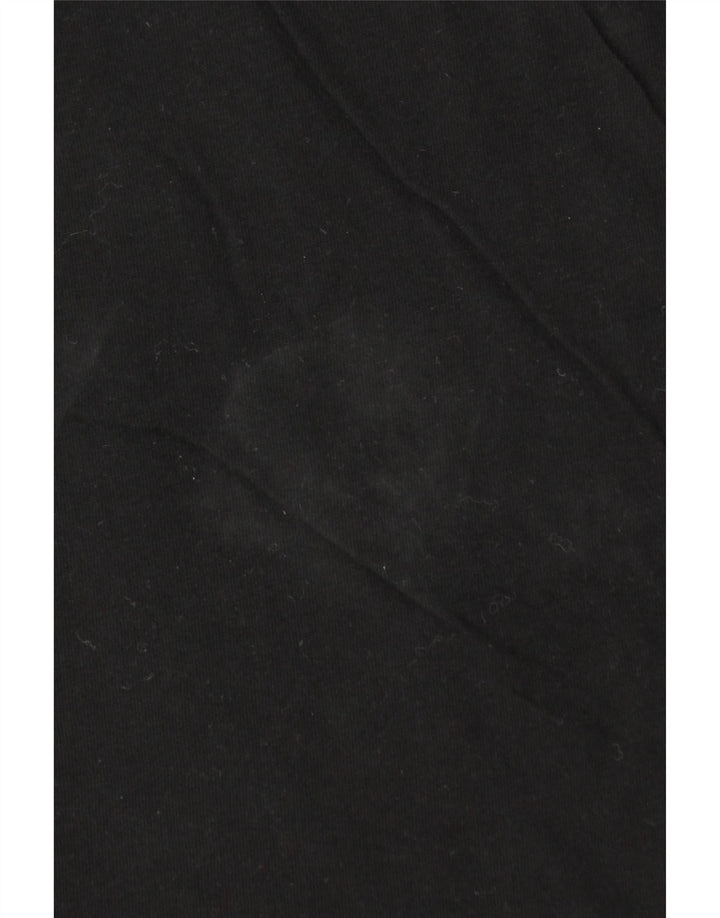 Camiseta feminina Fila Crop Graphic UK 12 algodão preto médio