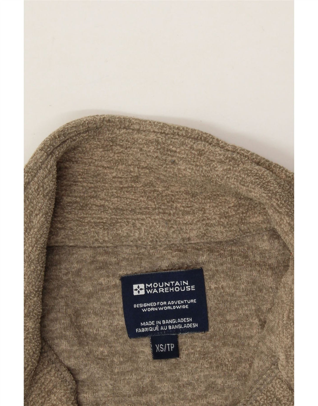 MOUNTAIN WAREHOUSE Mens Fleece Jumper XS Brown Flecked Polyester Vintage Mountain Warehouse and Second-Hand Mountain Warehouse from Messina Hembry 