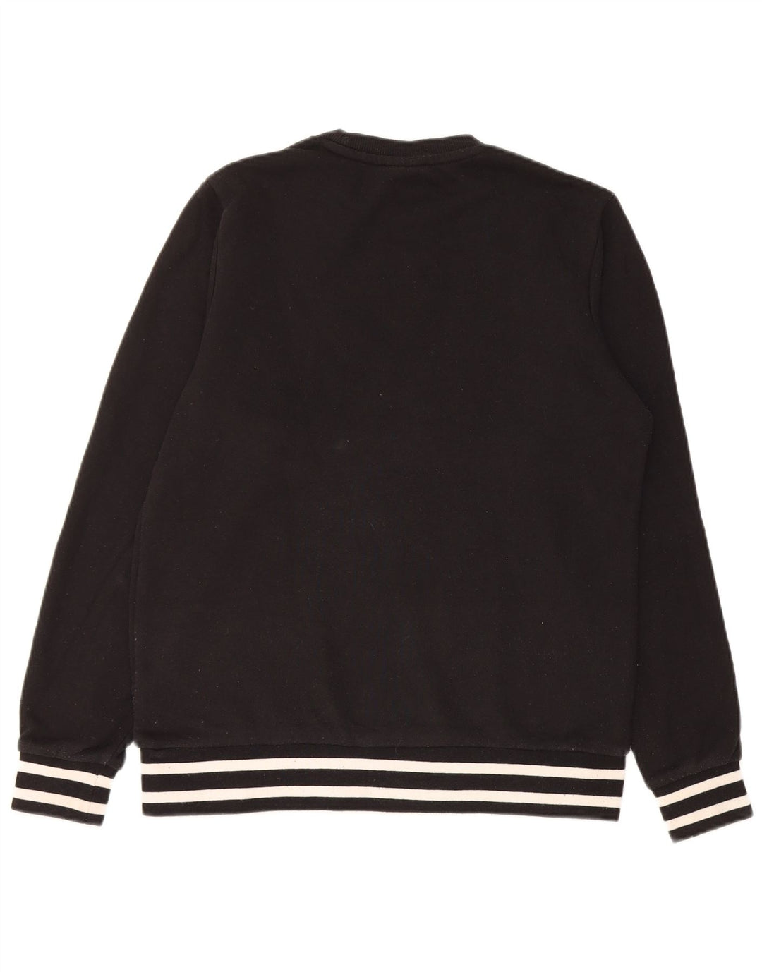 Fila moletom gráfico masculino jumper XS algodão listrado preto