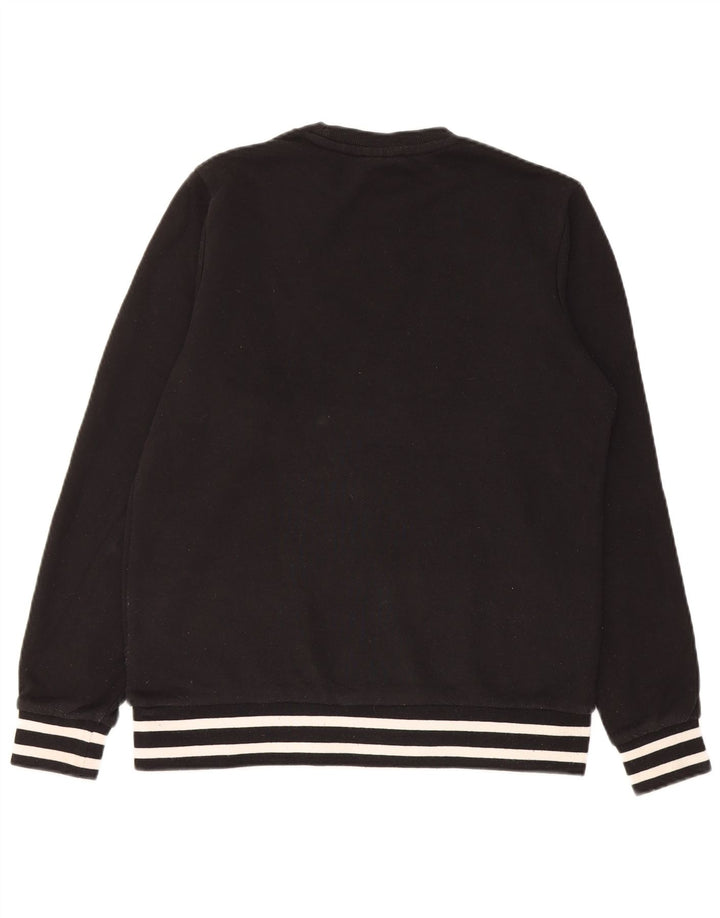 Fila moletom gráfico masculino jumper XS algodão listrado preto
