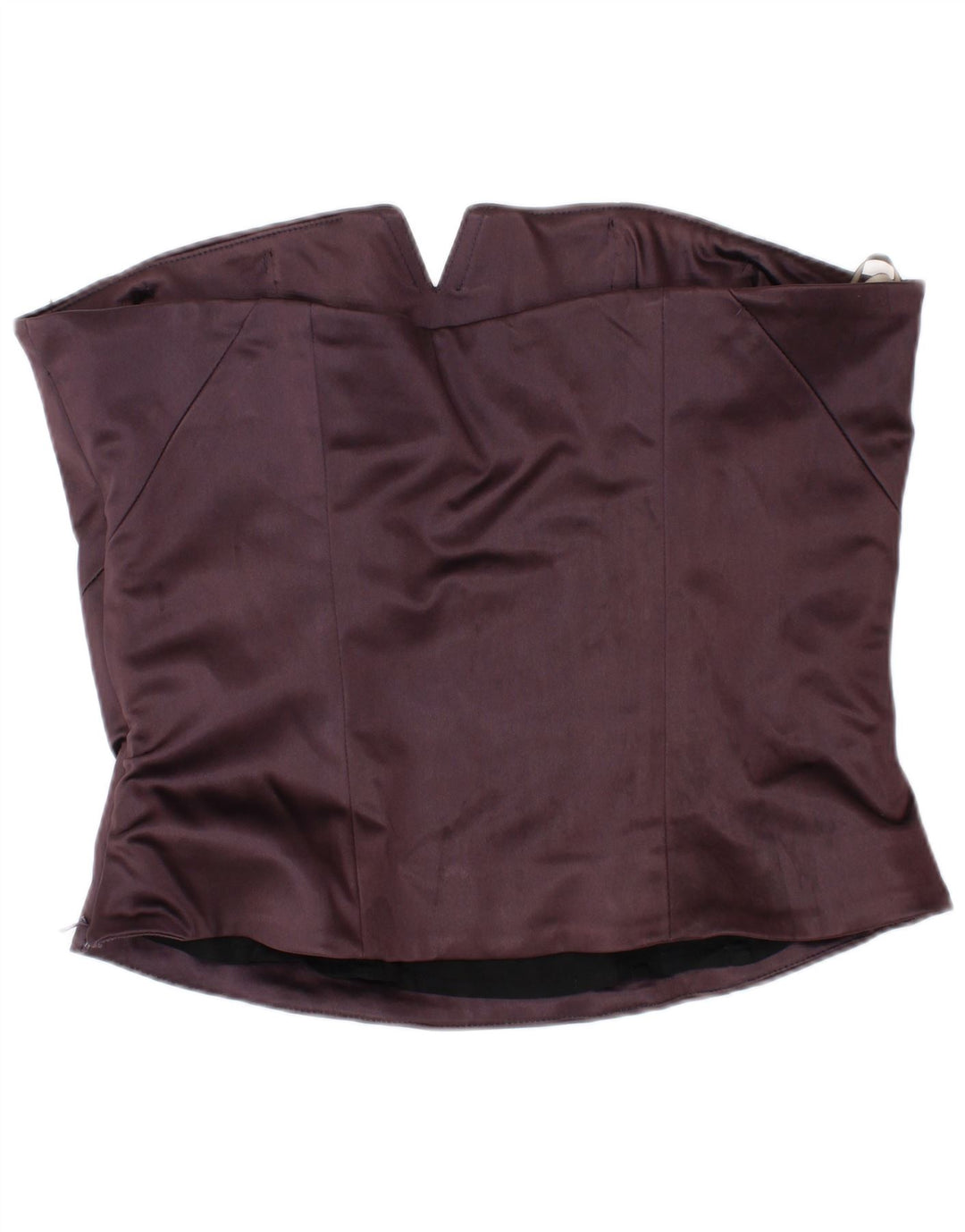 COAST feminino espartilho top UK 12 acetato roxo médio