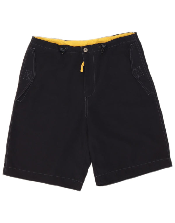 Shorts casuais masculinos Gap pequenos W30 azul marinho poliéster