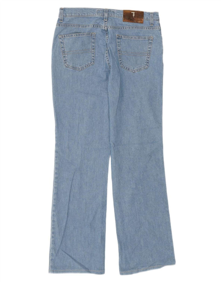 Jeans retos femininos Trussardi W30 L29 algodão azul