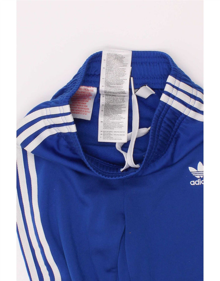 Adidas meninos calças de treino joggers 2-3 anos azul poliéster
