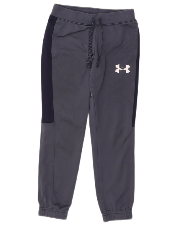 Calça de treino Under Armour Boys Joggers 7-8 anos pequeno azul