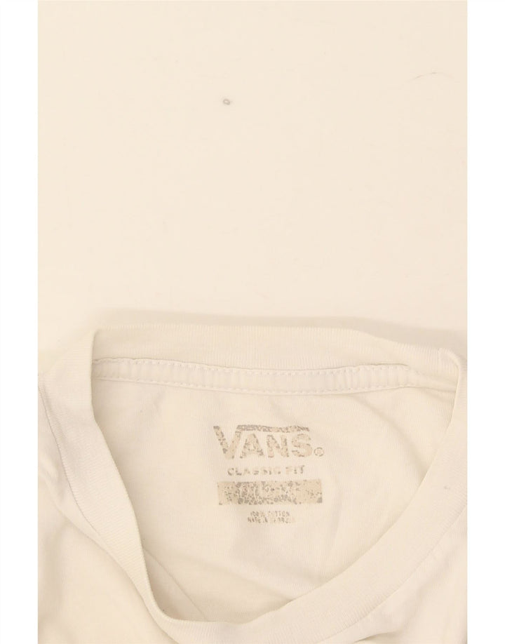 Top Vans Boys Graphic T-Shirt 11-12 Anos Branco