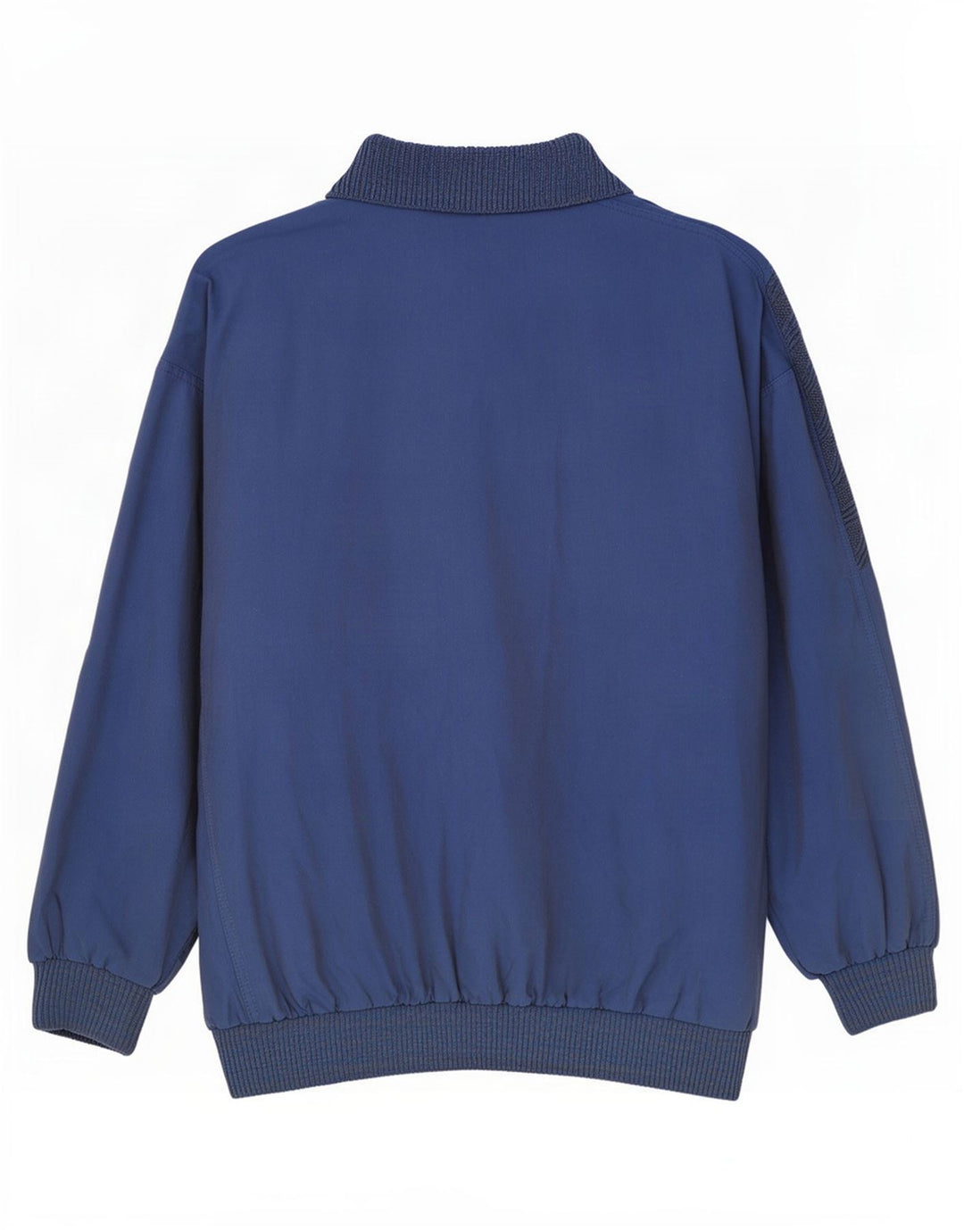 Suéter masculino Tom Tailor com gola polo grande algodão azul marinho