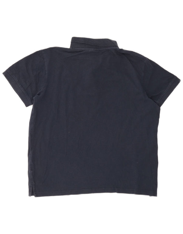 Camisa polo masculina Kappa XL azul marinho algodão