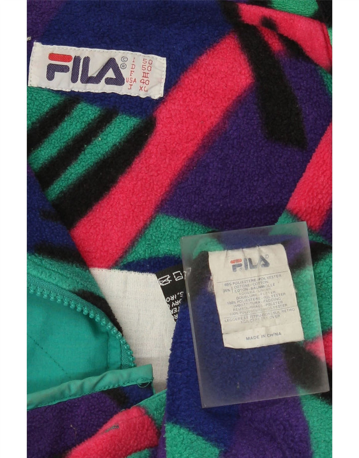 Fila Mens Liner Utility Jacket IT 50 Grande Poliéster Verde