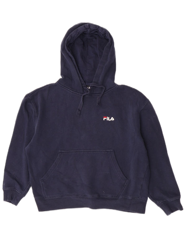 Fila Boys Hoodie Jumper 10-11 Anos Médio Azul Marinho Algodão