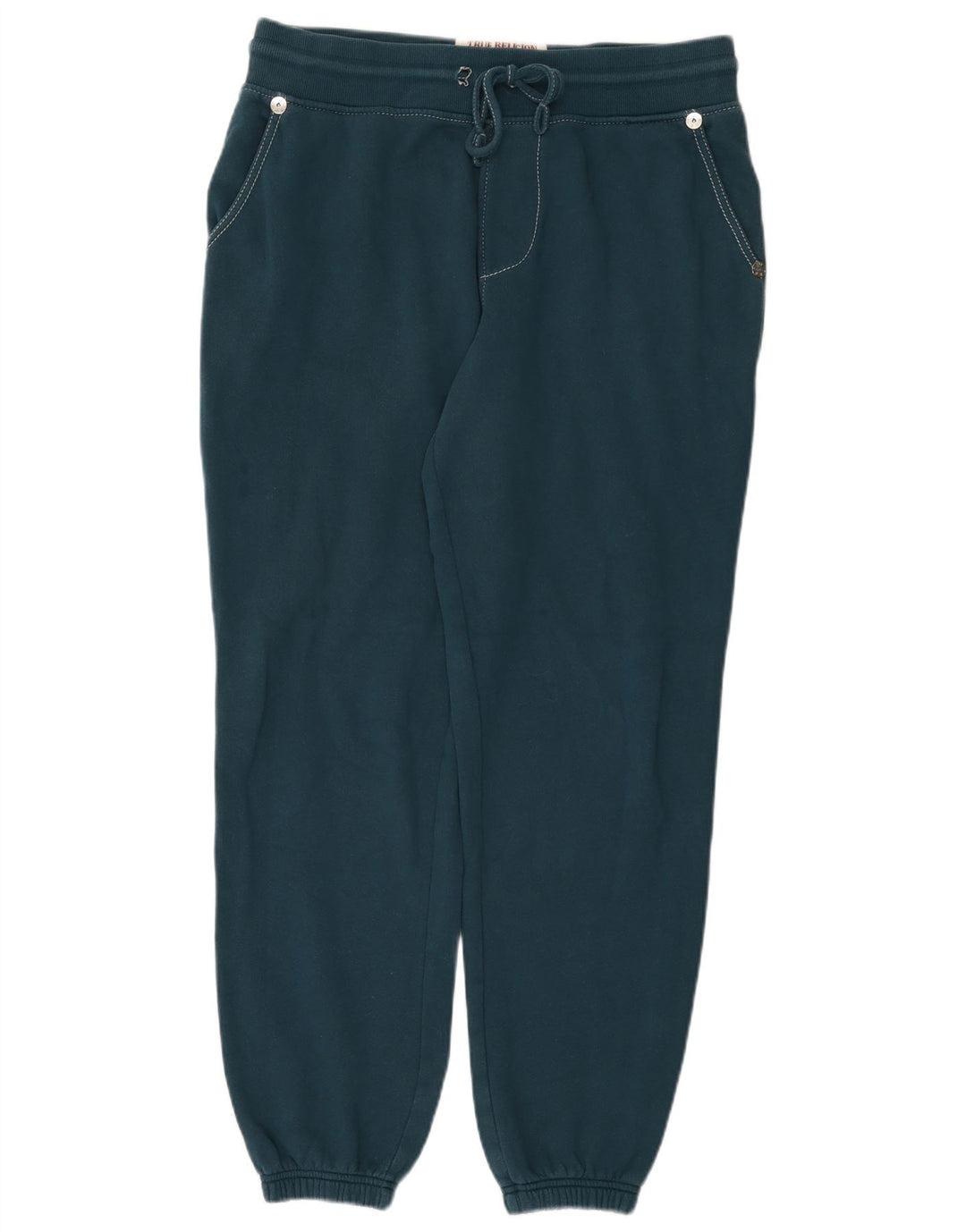 Calça de treino masculina True Religion verde médio