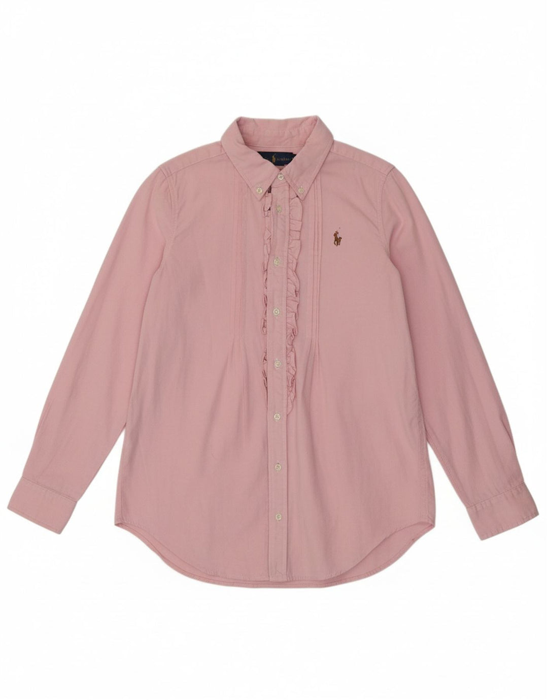 Camisa feminina RALPH LAUREN 9-10 anos algodão rosa