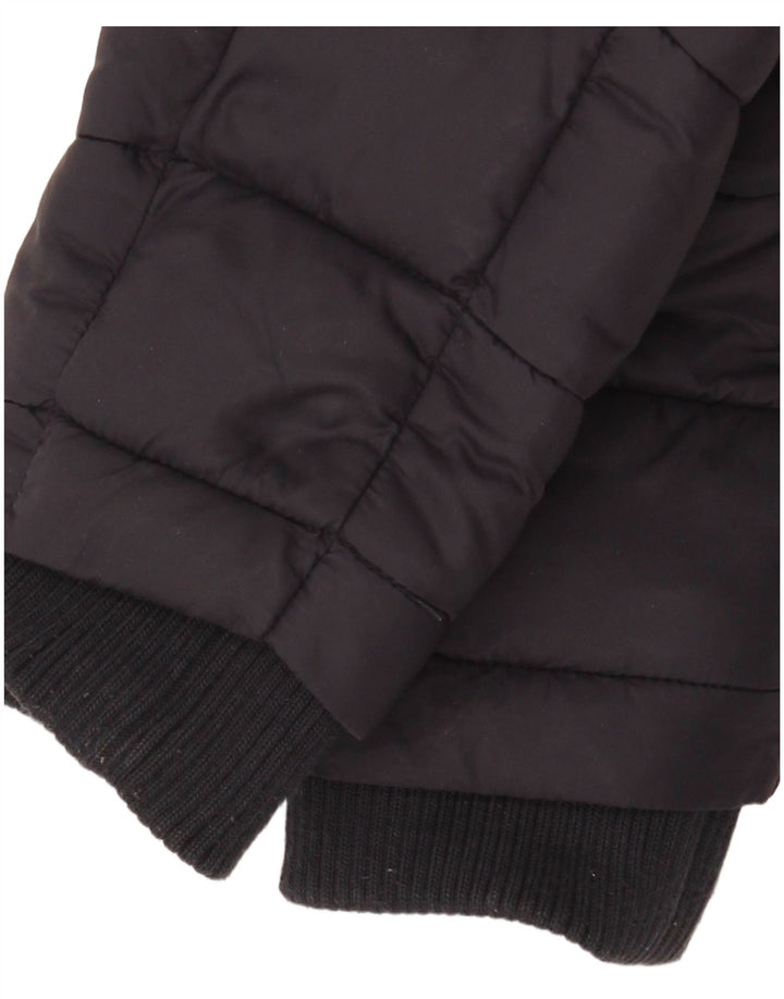 Jaqueta acolchoada masculina Superdry UK 36 pequena azul marinho nylon