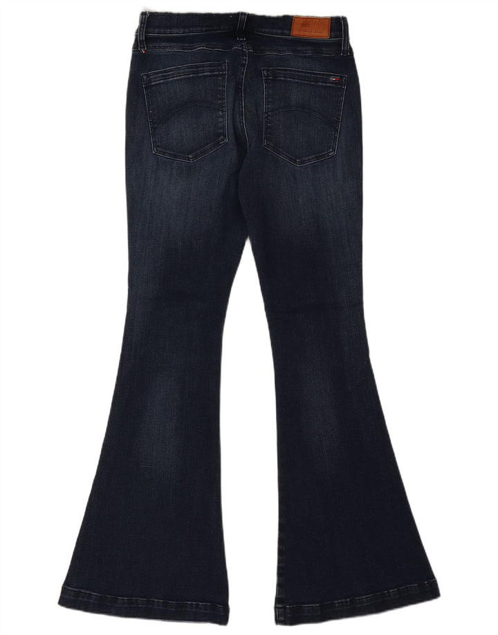 Jeans feminino Tommy Hilfiger queimado W30 L30 azul marinho algodão