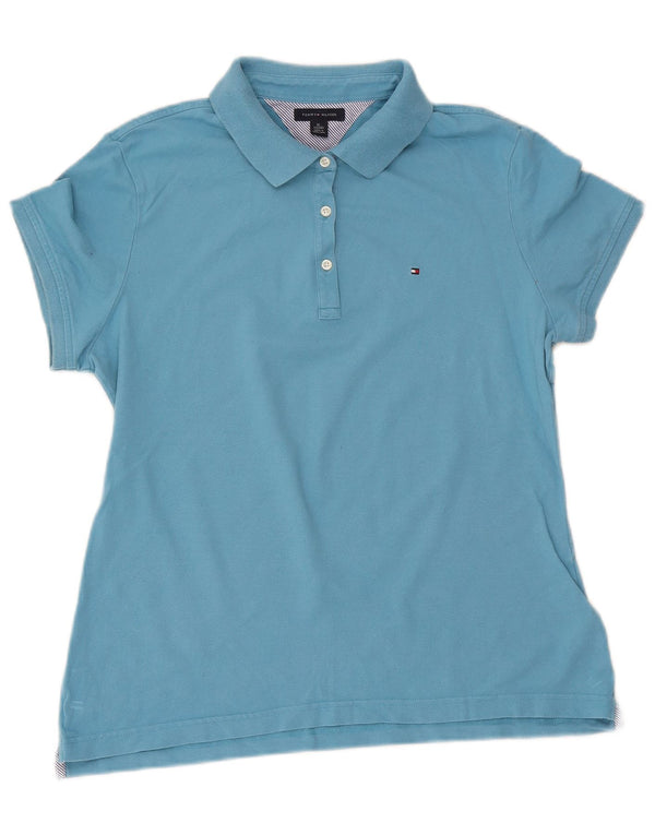 Polo Tommy Hilfiger Mulher UK 18 XL Azul Algodão