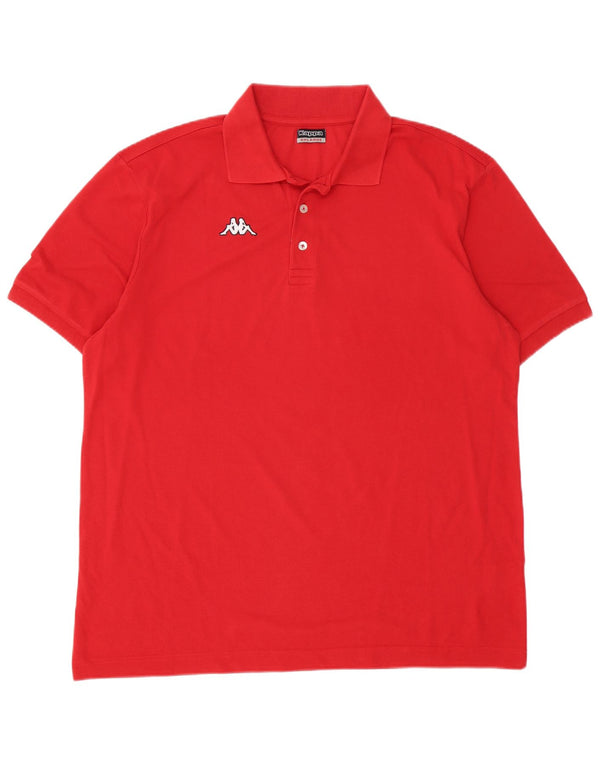 Camisa polo masculina Kappa 2XL algodão vermelho