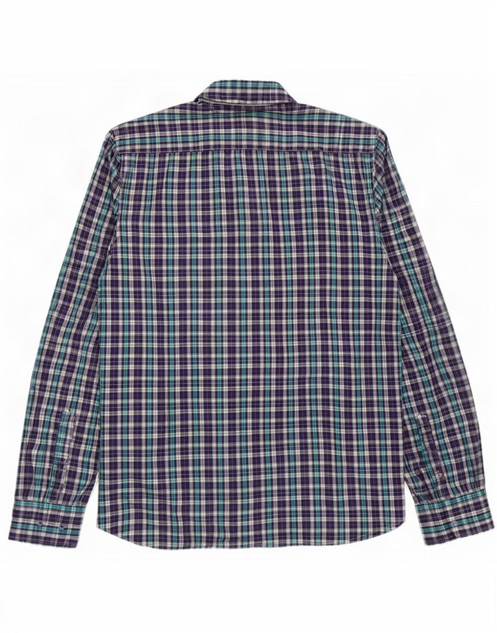 Camisa masculina Gas grande xadrez roxo