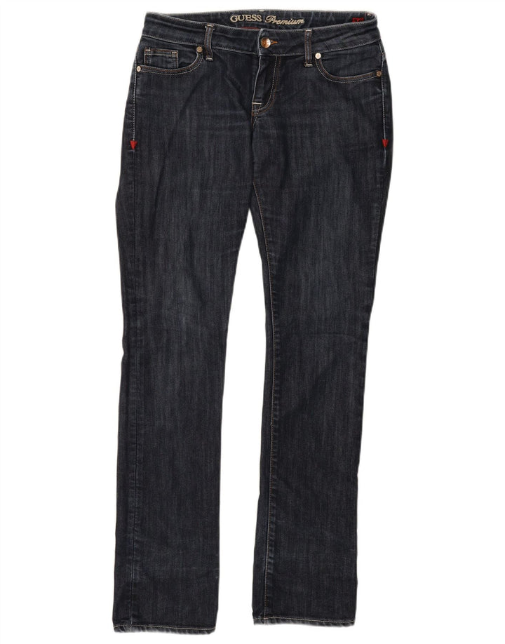 Jeans slim feminino GUESS W30 L32 azul marinho algodão