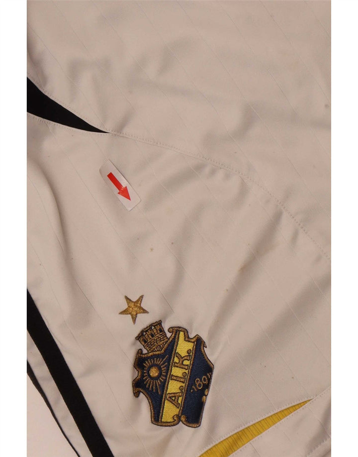 Shorts esportivos masculinos Adidas XL branco colorblock poliéster