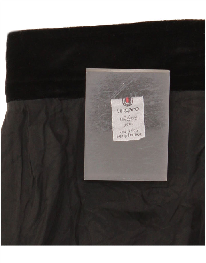 Saia reta feminina UNGARO W30 médio preto