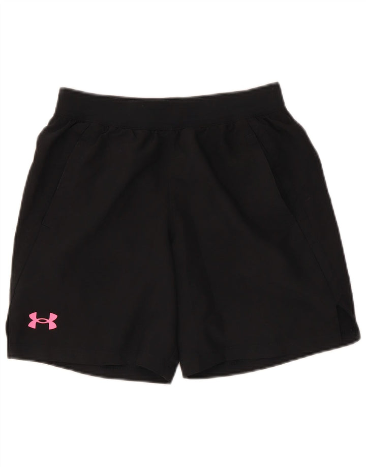 Under Armour Girls Graphic Sport Shorts 9-10 anos médio preto poliéster