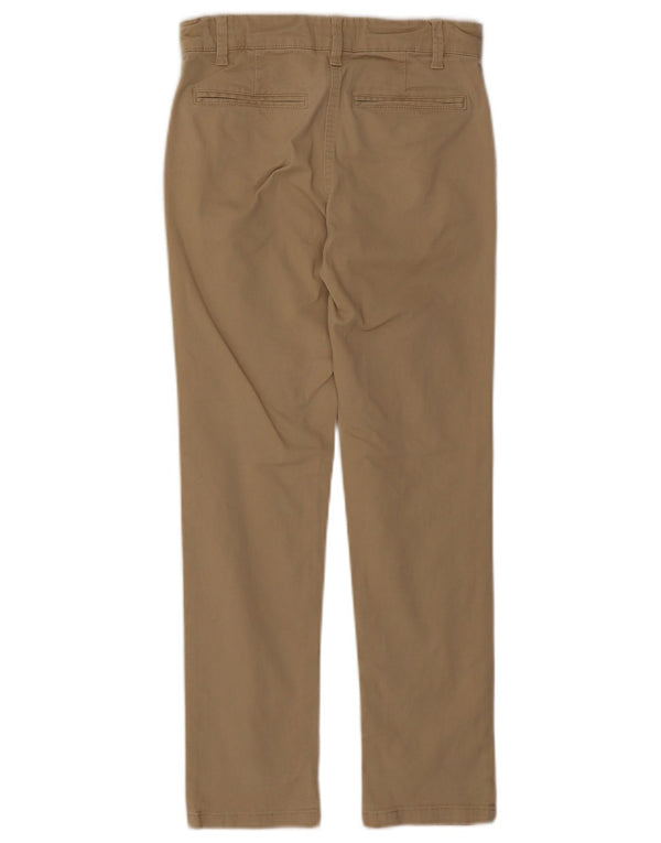Calças Chino Slim Menino Benetton 10-11 Anos XL W26 L26 Algodão Bege