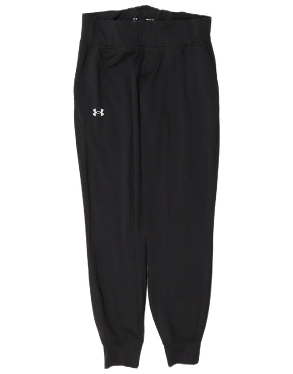 Calça de treino feminina Under Armour Joggers UK 10 pequeno azul marinho