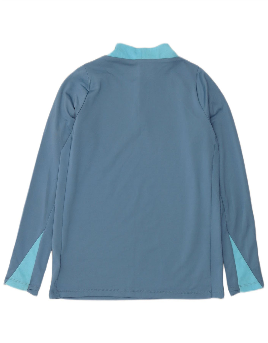 Nike Meninos Dri Fit Slim Zip Neck Pullover Treino Top 13-14 Anos XL Azul