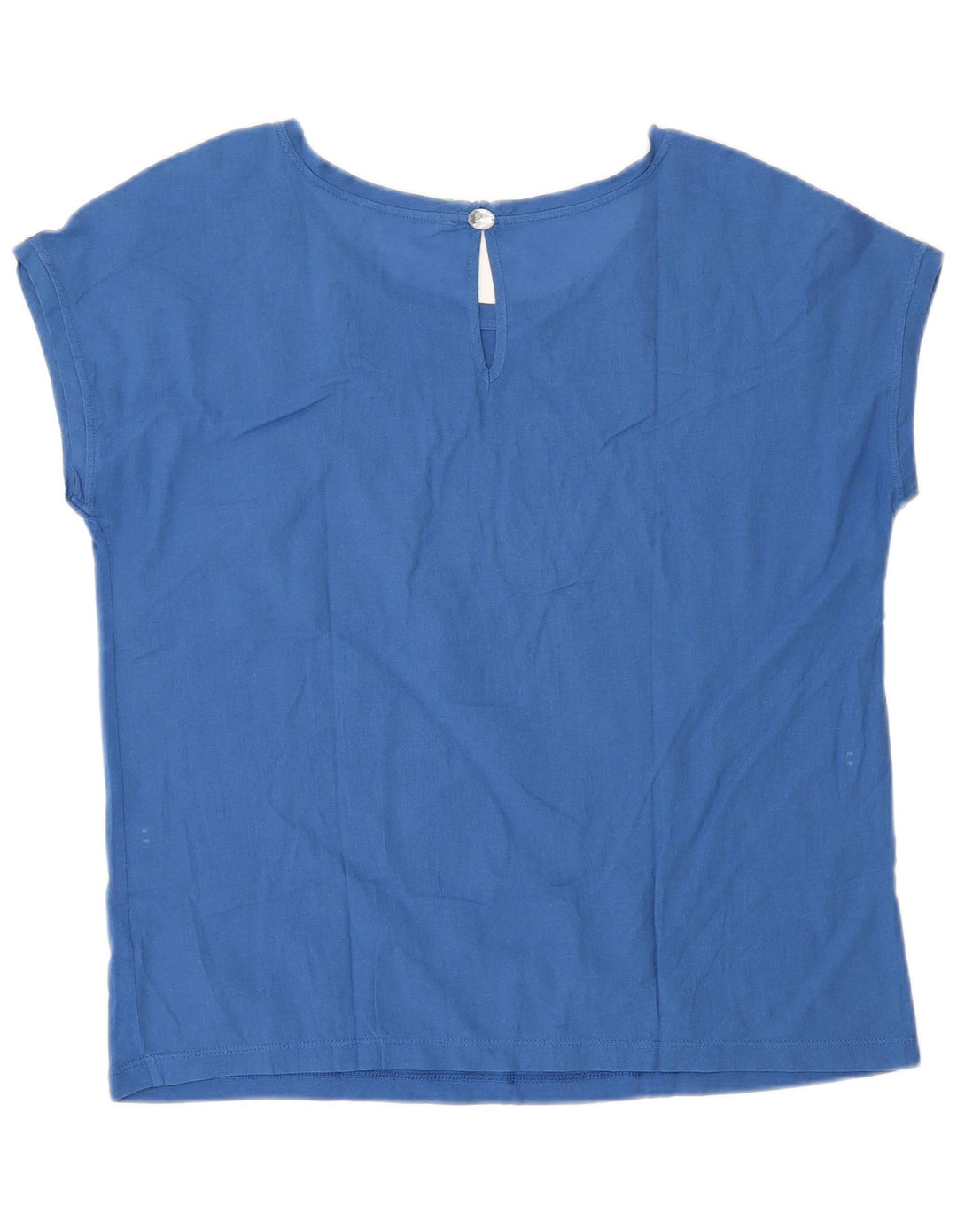 Blusa feminina Benetton UK 16 grande azul