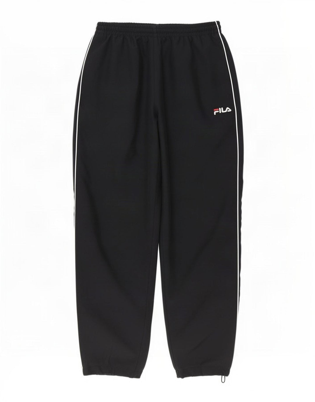 Fila Mens Graphic Tracksuit Calças Joggers Médio Preto Poliéster