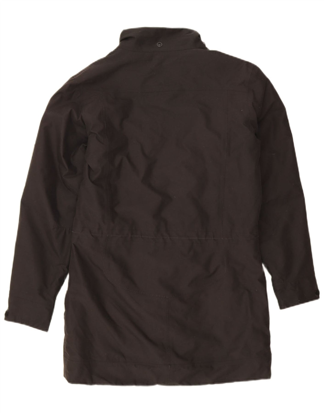 Casaco corta-vento feminino Jack Wolfskin Reino Unido 10 pequeno poliéster preto