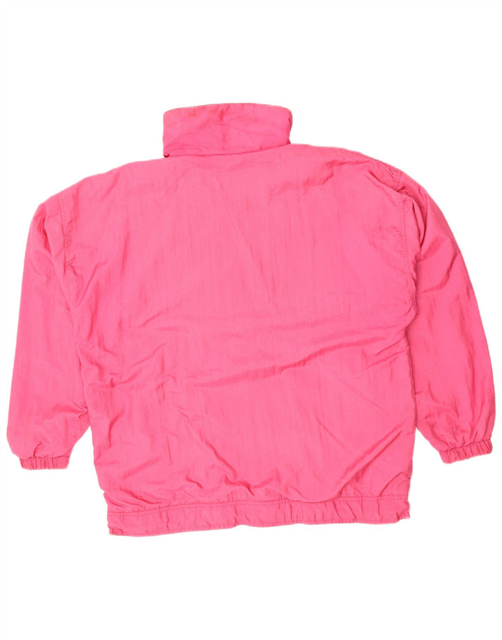 Jaqueta de chuva feminina Loffler com estampa gráfica grande IT 44 médio rosa poliamida